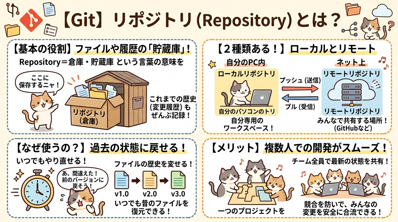 【Git】リポジトリ（Repository）