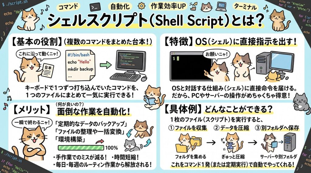 シェルスクリプト（Shell Script）図解