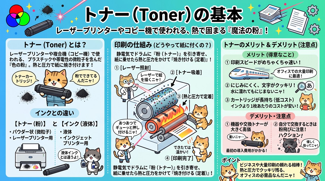 トナー（Toner）図解